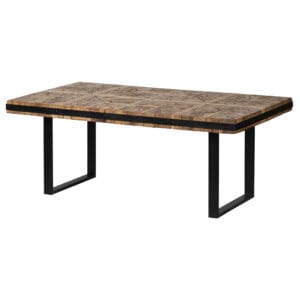 Massief houten diner tafel